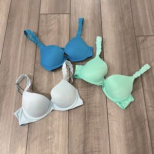 NEW! Aerie Sunnie Push-Up Lace Strap Bra Set - 34 B